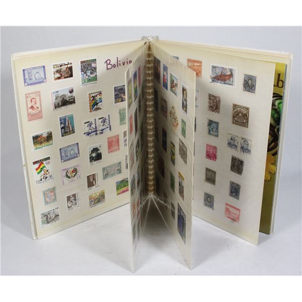 STAMP CATALOGUE COUNTRIES A TO G 675 STAMPS