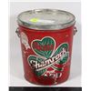 Image 1 : VINTAGE BURNS SHAMROCK PURE LARD TIN