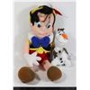 Image 1 : VINTAGE PINOCCHIO AND MODERN OLAF STUFFIES