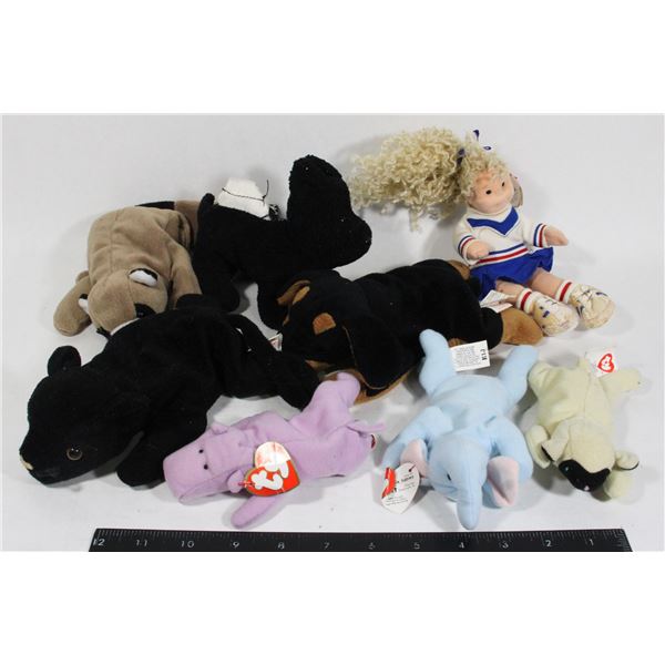 BIG COLLECTION OF TY BEANIE BABIES