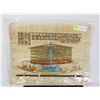 Image 1 : EGYPTIAN SOUVENIR PAINTING SAILING BOAT