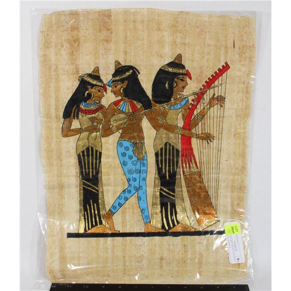 EGYPTIAN SOUVENIR PAINTING MUSICIAN WOMEN