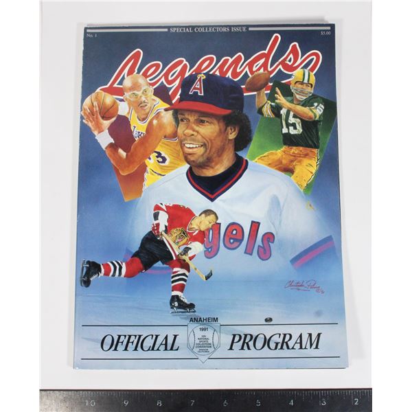 1991 LEGENDS SPECIAL COLLECTORS ISSUE NO. 1
