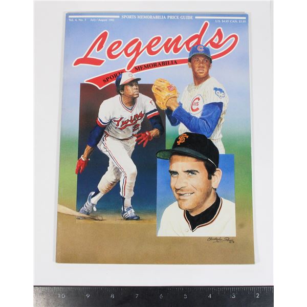 1991 LEGENDS SPORTS VOL 4., NO. 3