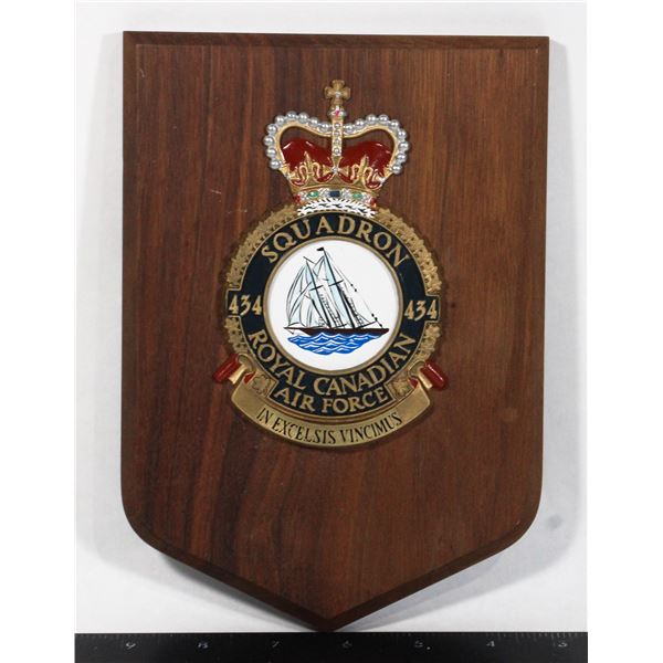 ROYAL CANADIAN AIR FORCE 434 PLAQUE