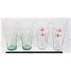 Image 1 : LOT OF 4 MIXED COLLECTIBLE COKE GLASSES