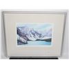 Image 1 : MORAINE LAKE  FRAMED PICTURE BY ALICE MARSHALL
