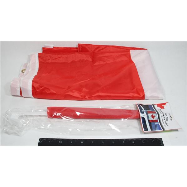 PAIR OF CANADIAN FLAGS
