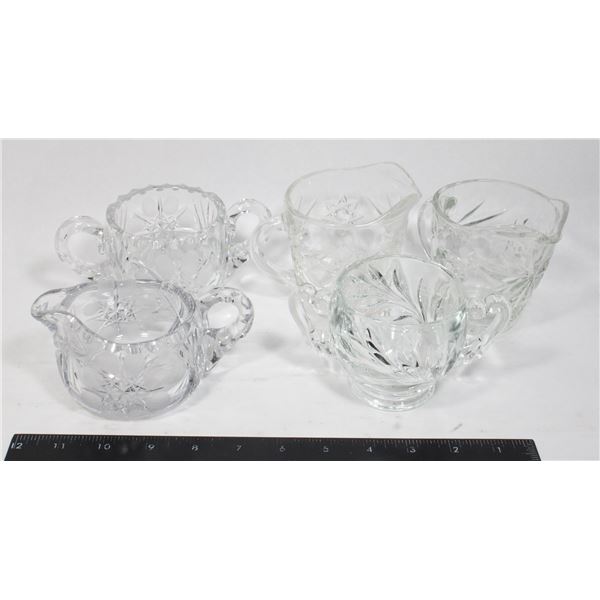 LOT OF CRYSTAL AND CUT GLASS