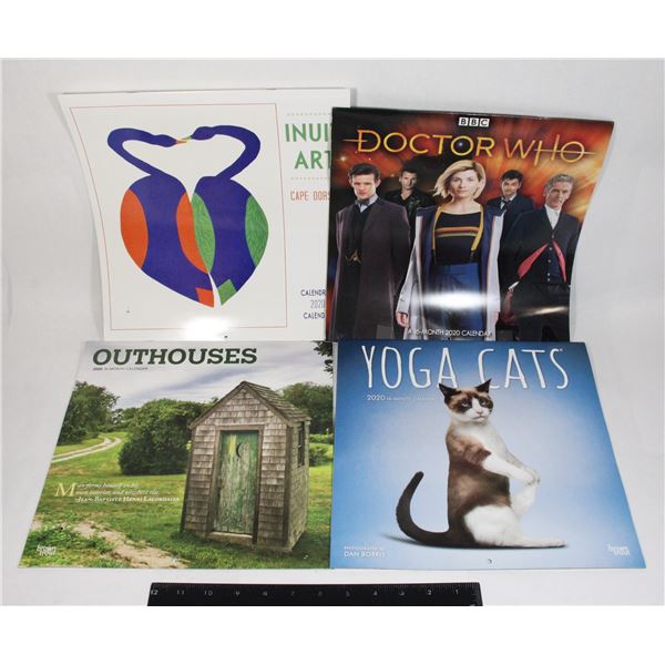 LOT OF CALENDARS INCLUDING DOCTOR WHO