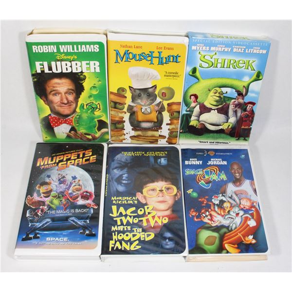 VINTAGE COLLECTION OF VHS MOVIES