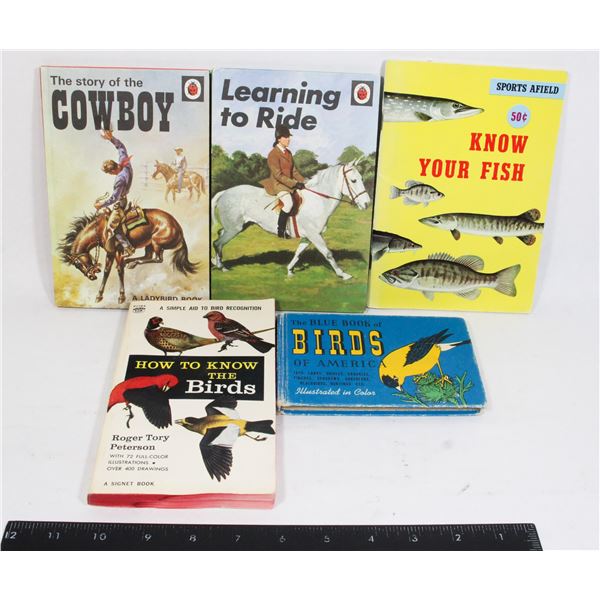 LOT OF VINTAGE ANIMAL BOOKS