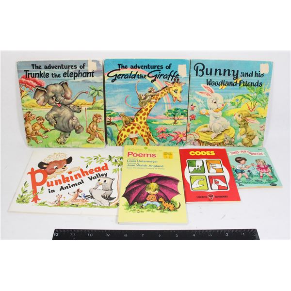 LOT OF VINTAGE CHILDREN'S STORYBOOKS