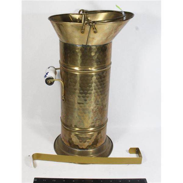 BRASS COAL SCUTTLE
