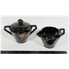 Image 1 : PAIR OF VINTAGE HAND-PAINTED JAPANESE TEAPOTS