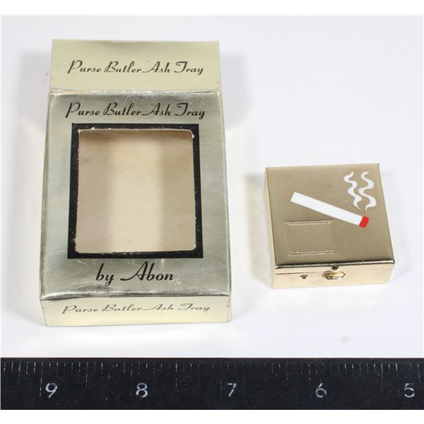 VINTAGE PURSE BUTLER MINIATURE ASH TRAY
