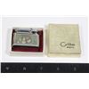 Image 1 : VINTAGE SWAN ENGRAVED COLIBRI POCKET LIGHTER & BOX