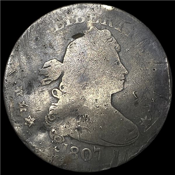 1807 Silver Draped Bust Quarter NICELY  CIRCULATED