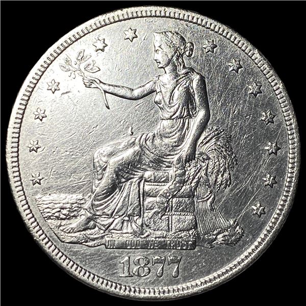 1877-S Silver Trade Dollar CHOICE AU