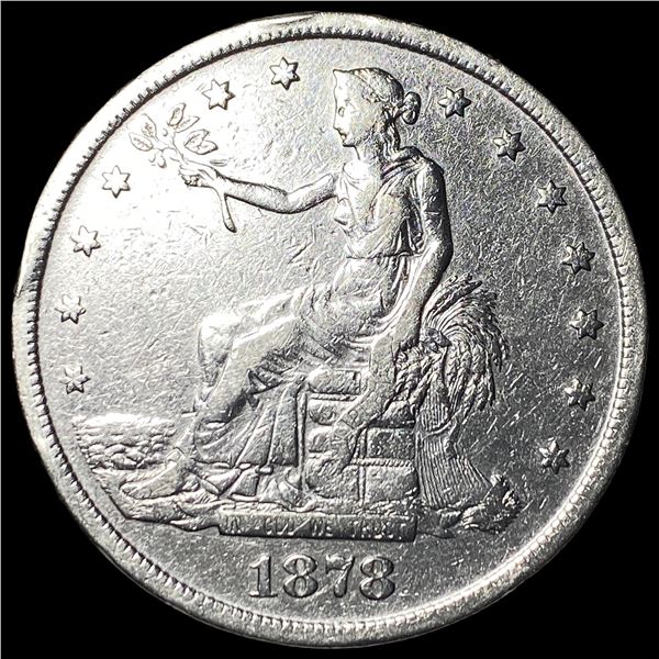 1878-S Silver Trade Dollar LIGHTLY CIRCULATED