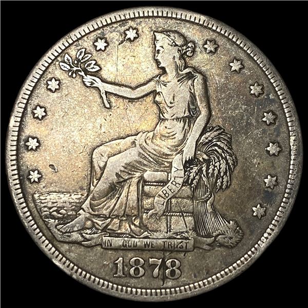 1878-S Silver Trade Dollar NICELY CIRCULATED