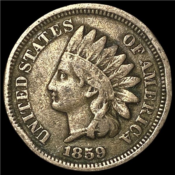 1859 Indian Head Cent ABOUT UNCIRCULATED