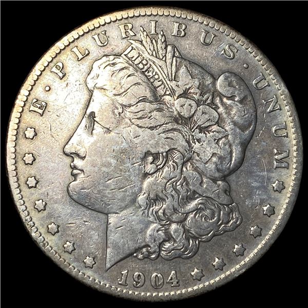 1904-S Silver Morgan Dollar LIGHTLY  CIRCULATED