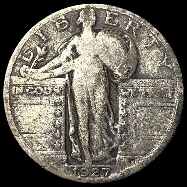 1927-S Silver Standing Liberty Quarter NICELY  CIRCULATED