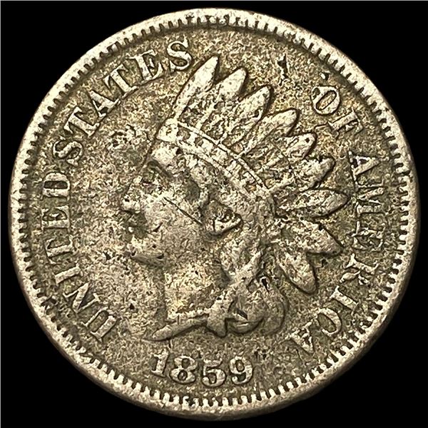 1859 Indian Head Cent NEARLY UNCIRCULATED