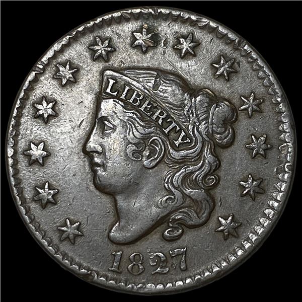1827 Coronet Head Large Cent CHOICE AU