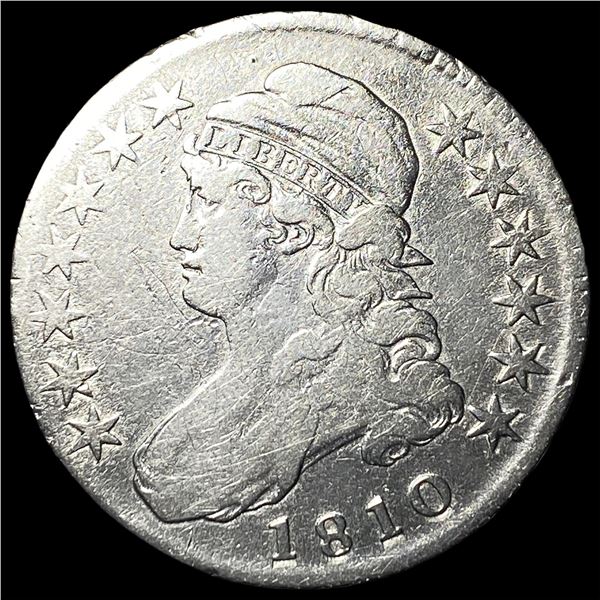 1810 Capped Bust Half Dollar NICELY  CIRCULATED