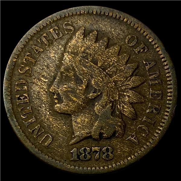 1878 Indian Head Cent NEARLY UNCIRCULATED