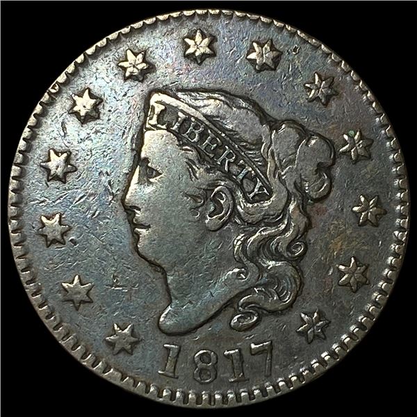 1817 Coronet Head Large Cent NEARLY  UNCIRCULATED