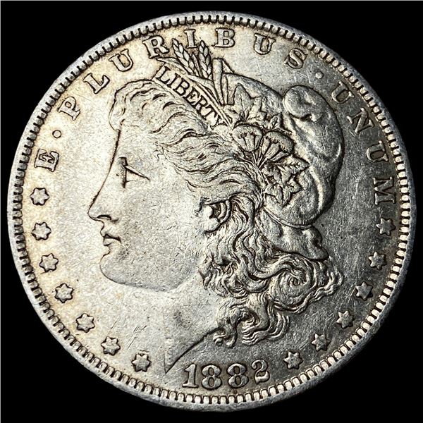 1882-O/S Silver Morgan Dollar NEARLY  UNCIRCULATED