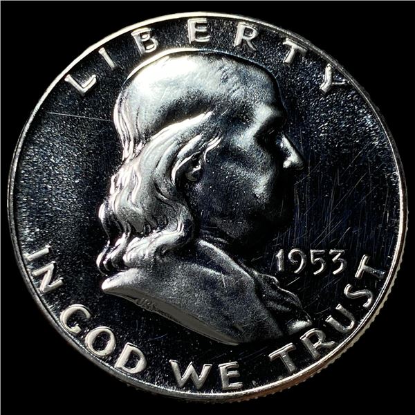 1953 Silver Franklin Half Dollar GEM PROOF