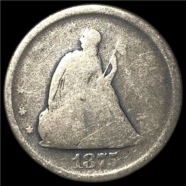 1875-S Silver Twenty-Cent Piece LIGHTLY  CIRCULATED