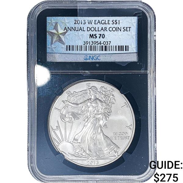 2013-W Silver Eagle NGC MS70