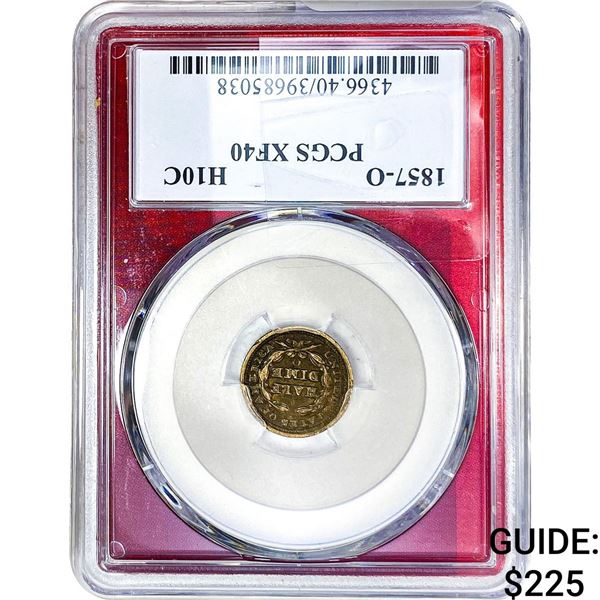 1857-O Seated Liberty Half Dime PCGS XF40