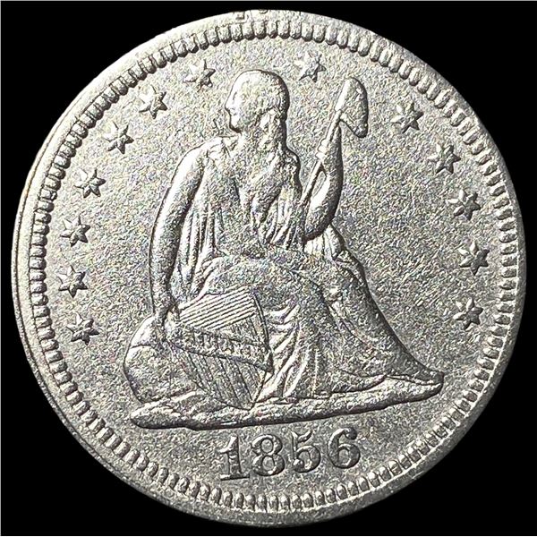 1856 Seated Liberty Quarter CLOSELY UNCIRCULATED