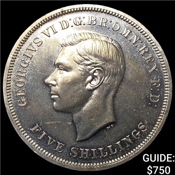 1951 Great Britain Copper Nickel 5 Shillings Proof