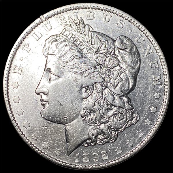 1892 Silver Morgan Dollar CLOSELY UNCIRCULATED