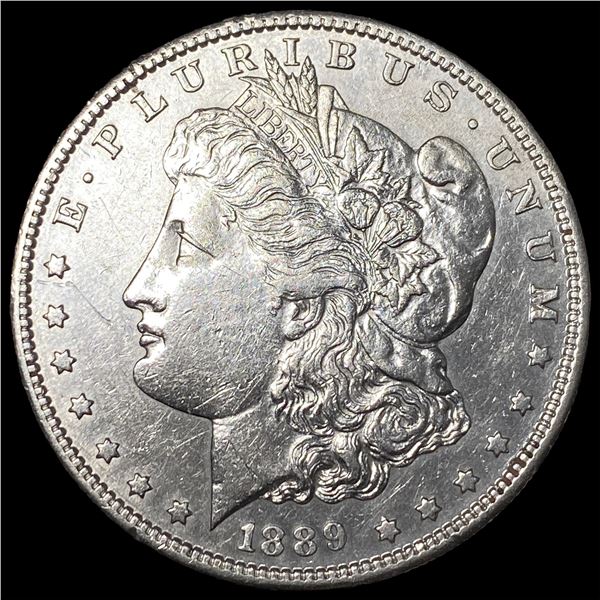 1889-S Silver Morgan Dollar CHOICE AU