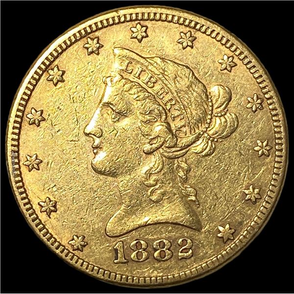 1882 $10 Liberty Head Eagle CLOSELY UNCIRCULATED