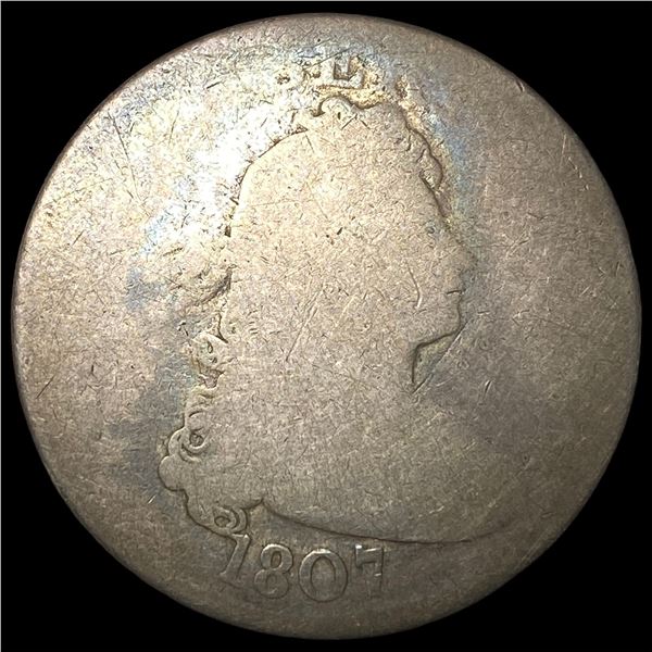 1807 Draped Bust Half Dollar NICELY CIRCULATED