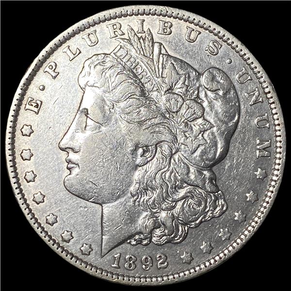 1892 Morgan Silver Dollar CLOSELY UNCIRCULATED