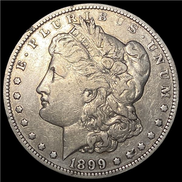 1899-O Micro O Silver Morgan Dollar NEARLY UNCIRCULATED