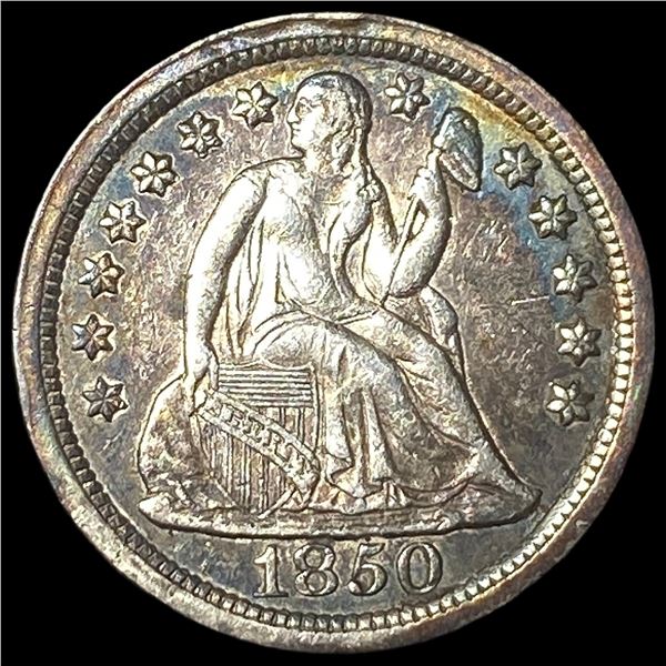 1850 Seated Liberty Dime UNCIRCULATED