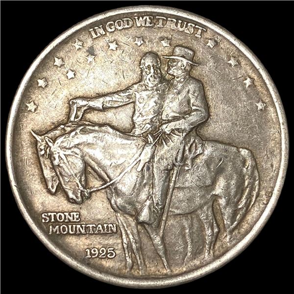1925 Silver Half Dollar Stone Mountain CLOSELY UNCIRCULATED
