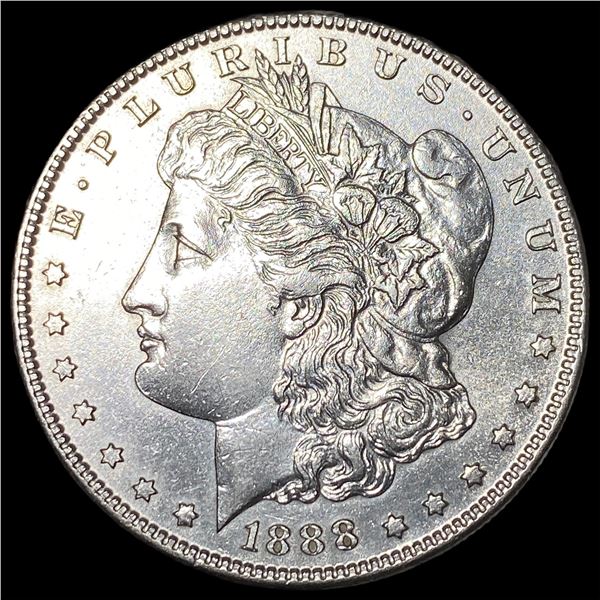 1888-S Silver Morgan Dollar CHOICE AU