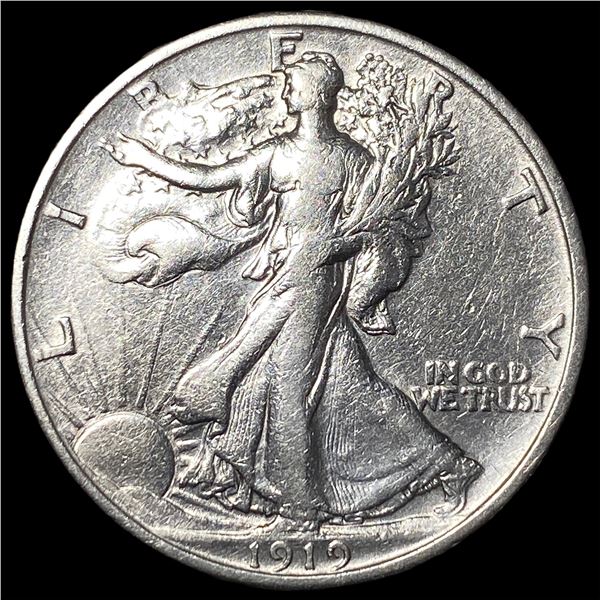 1919 Walking Liberty Half Dollar NEARLY UNCIRCULATED